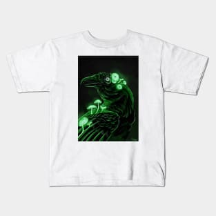 Glowing Raven Kids T-Shirt